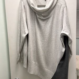 Cowl neck oversized sweater